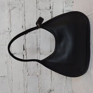 Vintage Coach Mini Ergo 9027 Black Leather Handbag